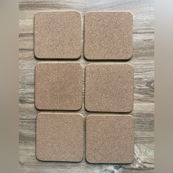 Vintage CLOVER LEAF Views of Scotland Table Mats Cork Back Coasters Set of 6 - Picture 2 of 6